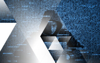 Im Matrix-Stil animiertes Bild eines Hackers, vor dem sich NIS2-betroffene Unternehmen schützen sollten.